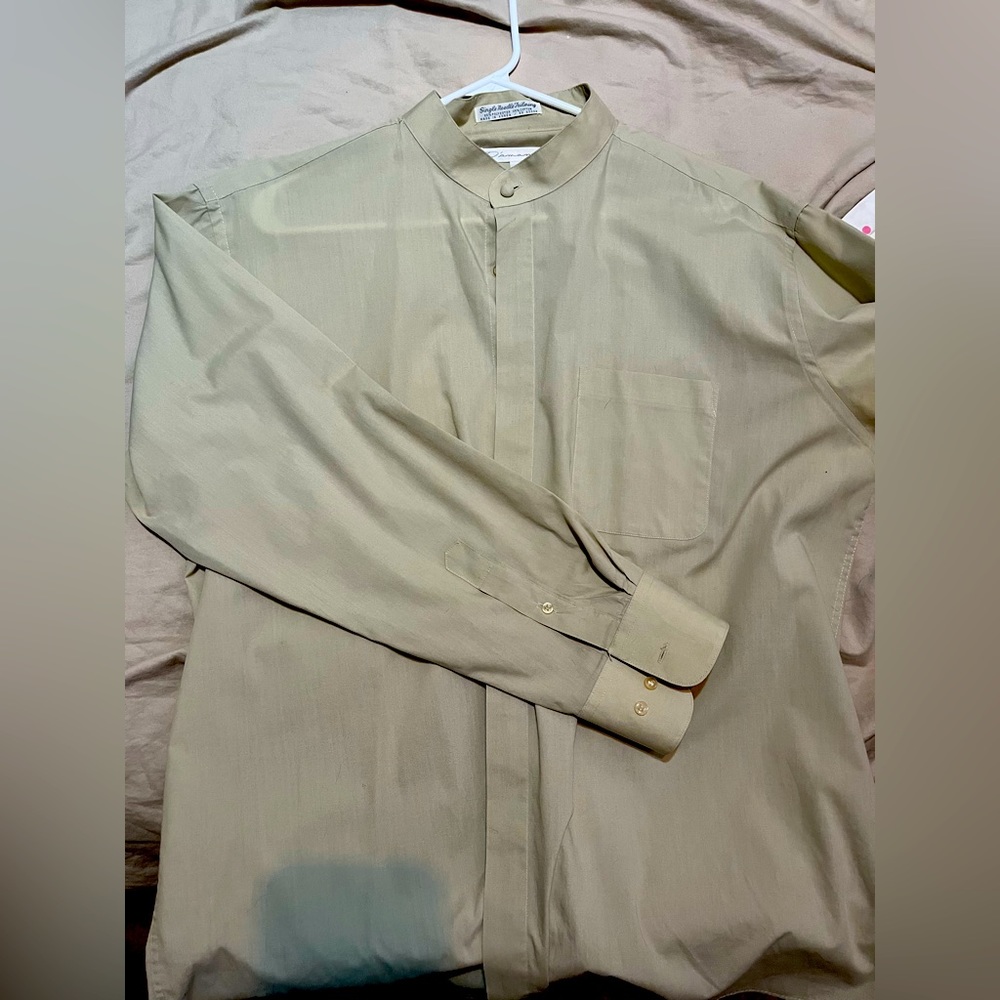 Diamonte contour beautiful men’s long sleeve dress shirt
